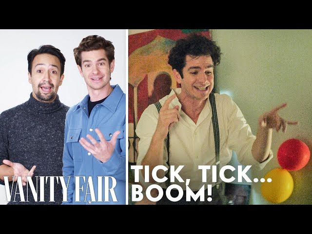 Andrew Garfield & Lin-Manuel Miranda Break Down 'tick, tick...Boom!'s' Party Scene | Vanity Fair