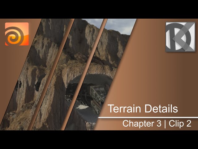 Adding Terrain Details  | Houdini Railsystem | Chapter 3 - Clip 2