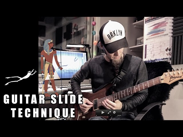 Guitar slide technique