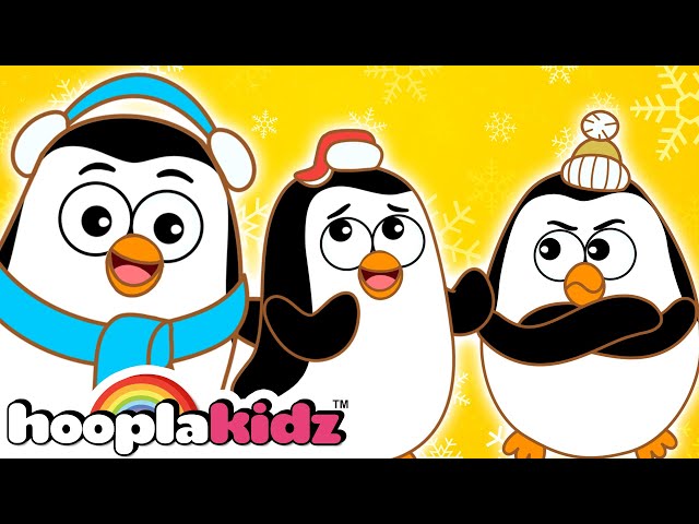 The Dancing Penguin Song + Animal Songs For Kids | HooplaKidz