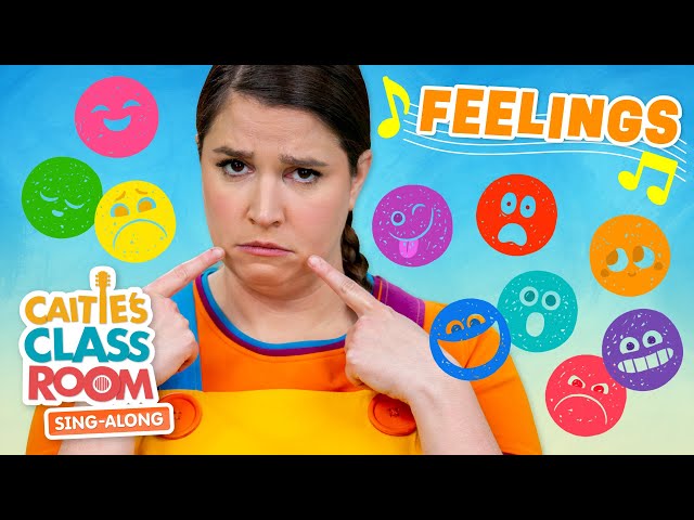 Feelings | Caitie's Classroom Sing-Along Show | Emotion Songs for Kids