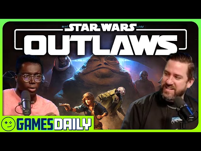 Star Wars Outlaws Story Trailer Reaction - Kinda Funny Games Daily 04.09.24