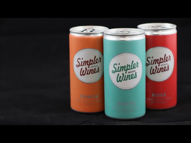 Simpler Wines Mini Can White, Rose, & Peach Wine Review