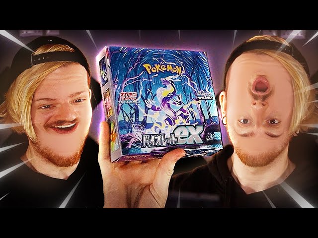 Opening the new Pokemon VIOLET BOOSTER BOX!!