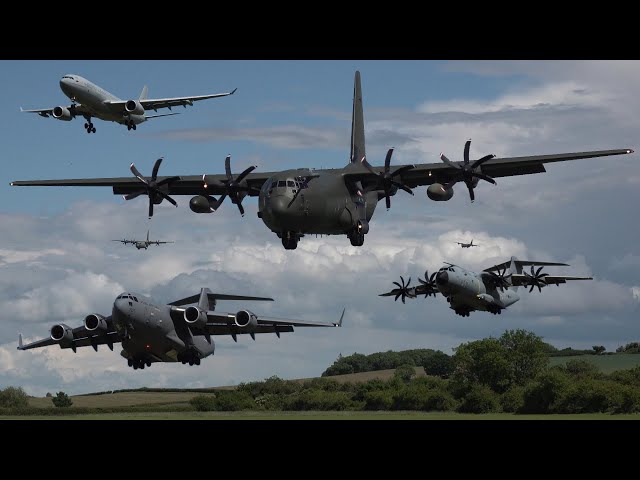 Heavy planes return from Jubilee flypast practice 👑