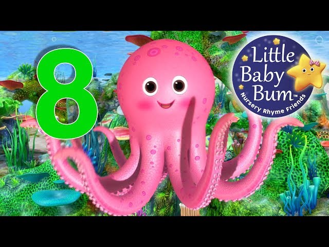 The Number 8 Song | Nursery Rhymes for Babies by LittleBabyBum - ABCs and 123s