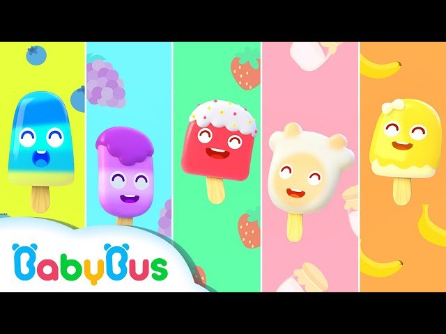 Yummy Ice Creams | Baby Panda's Ice Pop Truck | Kids Song | BabyBus