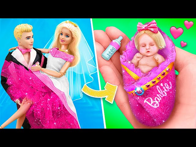 Barbie Growing Up / 30 Doll Hacks and Crafts