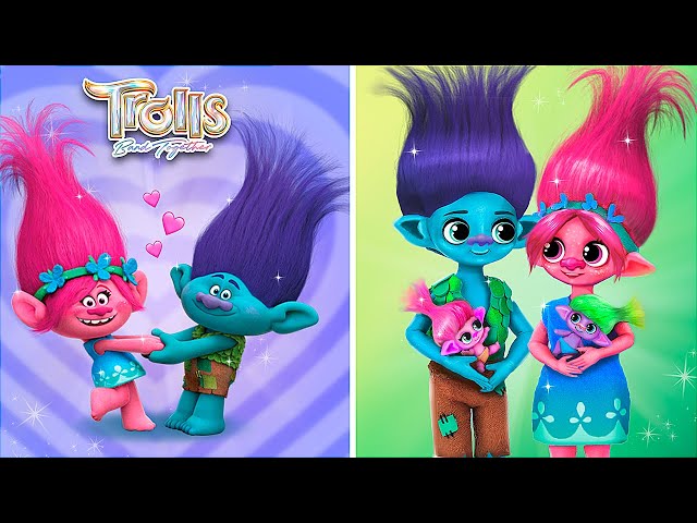 Trolls Band: Poppy Growing Up! 31 LOL OMG Hacks and Crafts