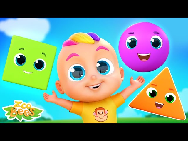 Shapes Song, We Are Shapes and Kids Fun Learning Rhymes