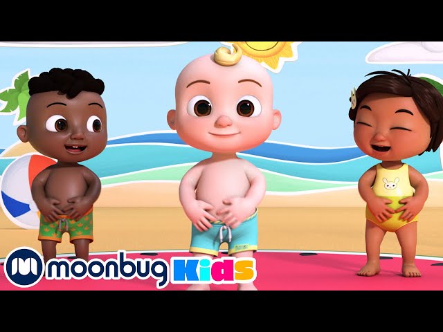 Belly Button Song! | CoComelon Dance Party Sing Along | Learn ABC 123 | Fun Cartoons | Moonbug Kids