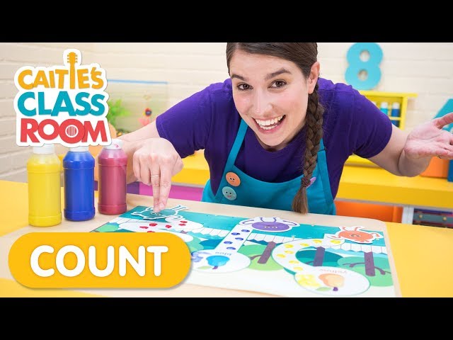 Counting Steps With Fingerpaints & The Bumble Nums! - Caitie's Classroom