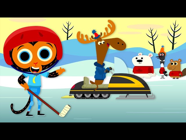 Coach Moose And His Hockey Team Need Help! | Hockey Cartoon For kids