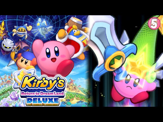 FINALLY COMPLETING THE LOR STARCUTTER!!! Kirby's Return to Dream Land Deluxe Walkthrough Part 5