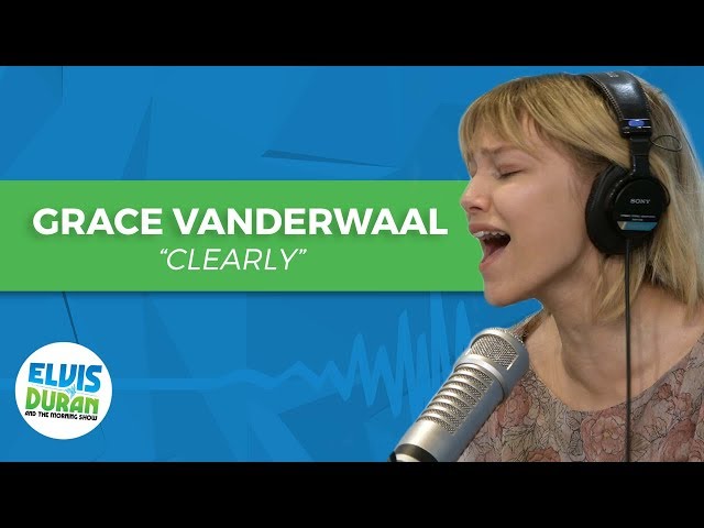 Grace VanderWaal - "Clearly" Acoustic | Elvis Duran Live