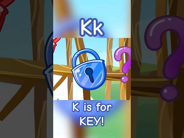 K is for KEY 🗝️ Learn ABC with Baby Cars #babycars #abc #escaperoom