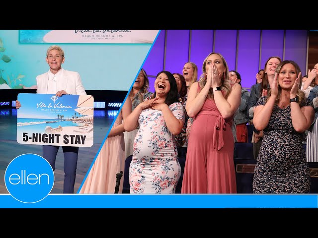 Ellen Gifts Moms-To-Be With a Relaxing Getaway to Mexico!