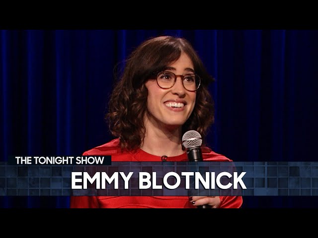 Emmy Blotnick Stand-Up: Loves Her Weighted Blanket | The Tonight Show Starring Jimmy Fallon