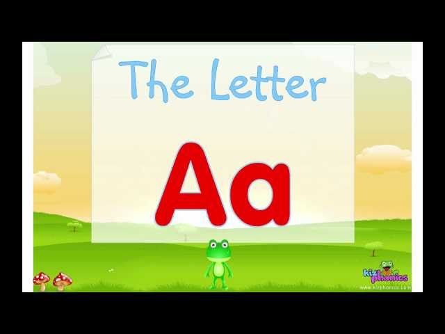 Letter A Song - Uppercase & Lowercase, Short A Sound