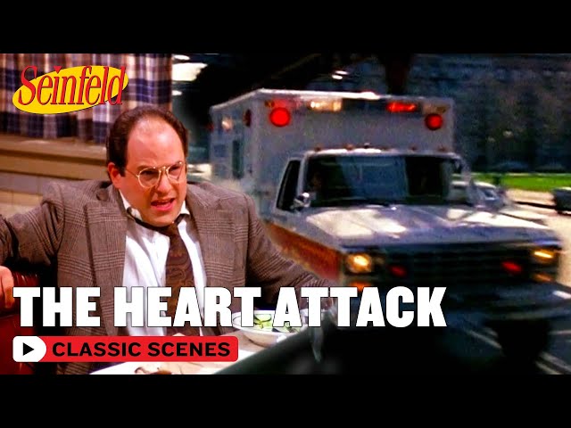 George Thinks He's Having A Heart Attack | The Heart Attack | Seinfeld