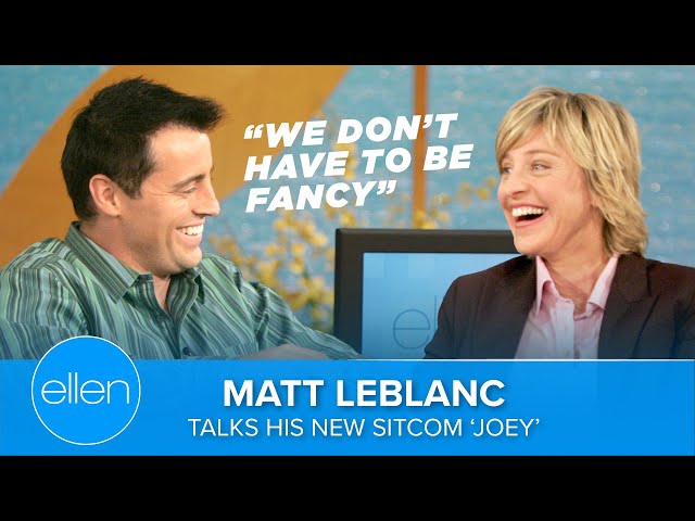 Matt LeBlanc Talks His New Sitcom ‘Joey’