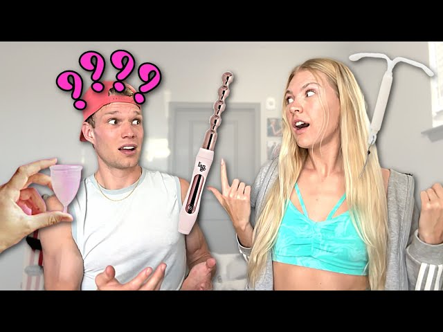 QUIZZING MY BOYFRIEND ON FEMALE PRODUCTS!! PT.2