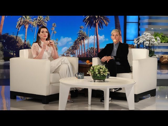 Anne Hathaway Pranks Ellen's Audience with 'Clementime'