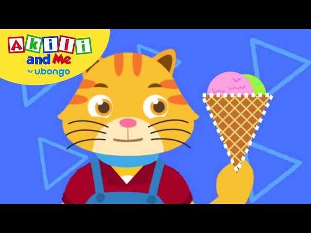 Rectangles & Triangles Around Us | Numbers & Shapes with Akili and Me | African Educational Cartoons