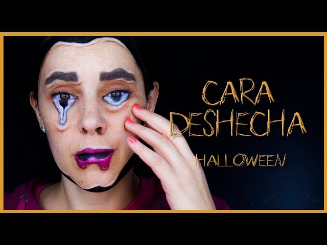 Tutorial maquillaje cara deshaciéndose, maquillaje Halloween | Silvia Quiros