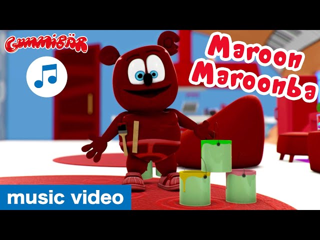 Gummibär - "Maroon Maroonba" Music Video - The Gummy Bear Show Song