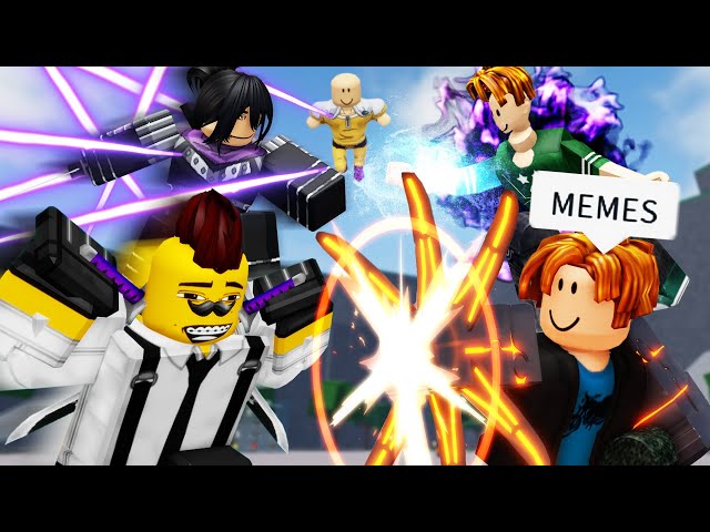 ROBLOX Strongest Battlegrounds Funny Moments (MEMES) 💪