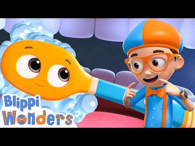 Blippi Wonders - Toothbrush! | Blippi Animated Series | Healthy Habits For Kids | Cartoons For Kids