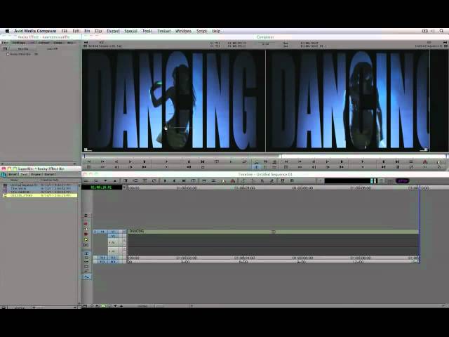 AVID Media Composer Quick Tip - Creating the Rocky effect
