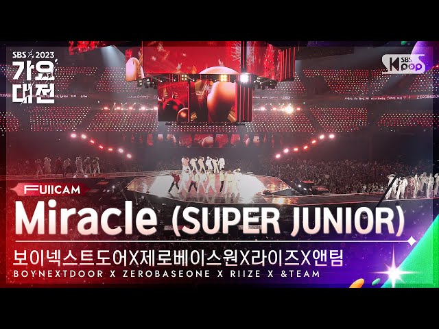 [2023 가요대전 4K] 크리스마스 스페셜 'Miracle' (Christmas Special FullCam) @SBS Gayo Daejeon 231225