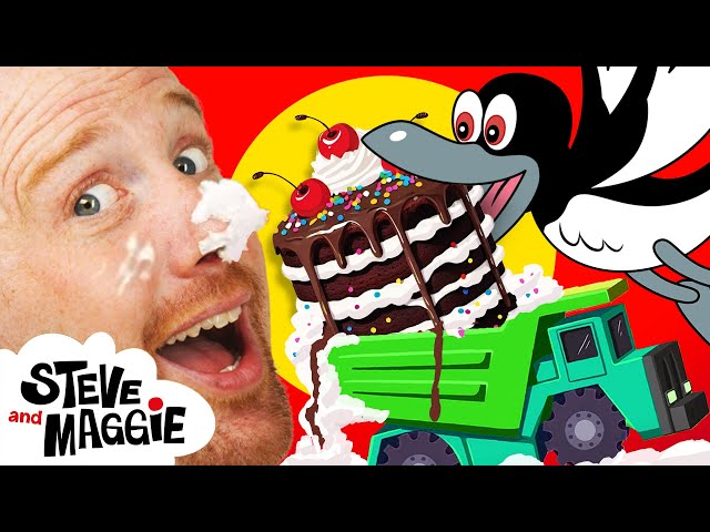 Chocolate Surprise for Kids and More with Steve and Maggie | Halloween Monsters | Baby Shark