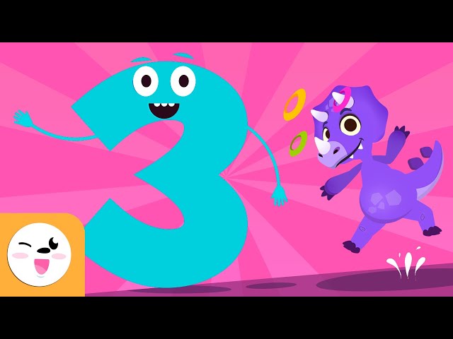 Number 3 - Learn to Count - Numbers from 1 to 10 - The Number Three Song