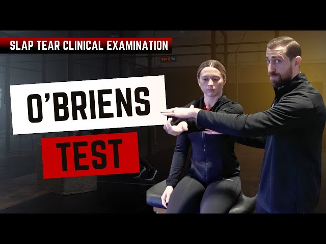 Mastering the O'Briens Test for SLAP Tear