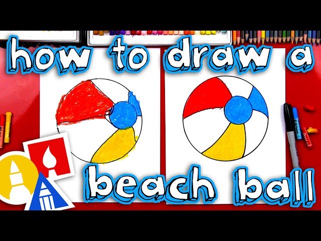 How To Draw A Beach Ball With Templates