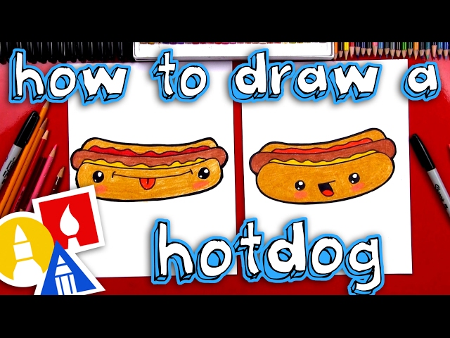 How To Draw A Funny Hot dog