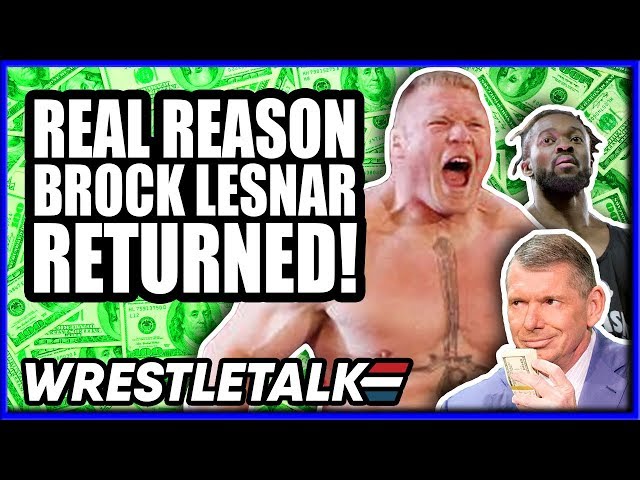 Real Reason Brock Lesnar RETURNED! WWE $25 Million LAWSUIT! WrestleTalk News Sept. 2019