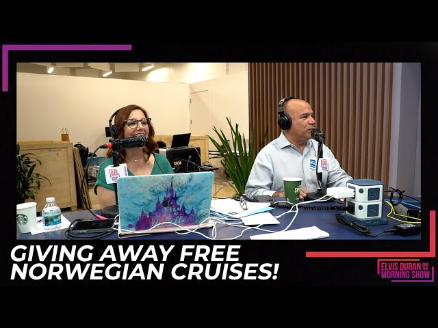 Giving Away Free Norwegian Cruises! | Elvis Duran Exclusive