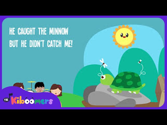 There Was a Little Turtle Song Lyric Video - The Kiboomers Preschool Songs & Nursery Rhymes