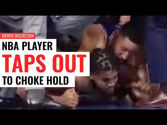 NBA Player Taps Out to Choke Hold (Gracie Breakdown)