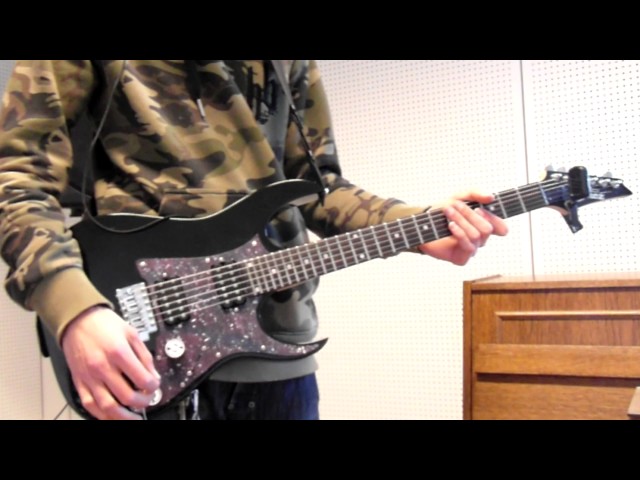 Linkin Park - Guitar Cover - Numb (painted guitar)