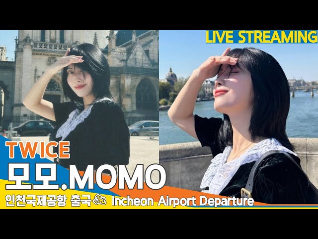 [LIVE] 트와이스 모모 (TWICE MOMO), 인천공항 출국✈️ICN Airport Departure 23.9.18 #Newsen