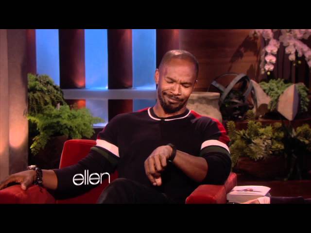 Ellen and Portia Visit Jamie Foxx