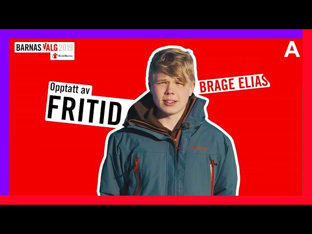 Brage Elias (14) jobber med å forbedre fritids tilbudene! - Barnas Valgshow