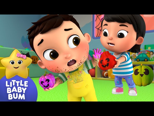 Decorating Pumpkins⭐Mia & Max Celebrate Halloween! LittleBabyBum - Nursery Rhymes for Babies | LBB