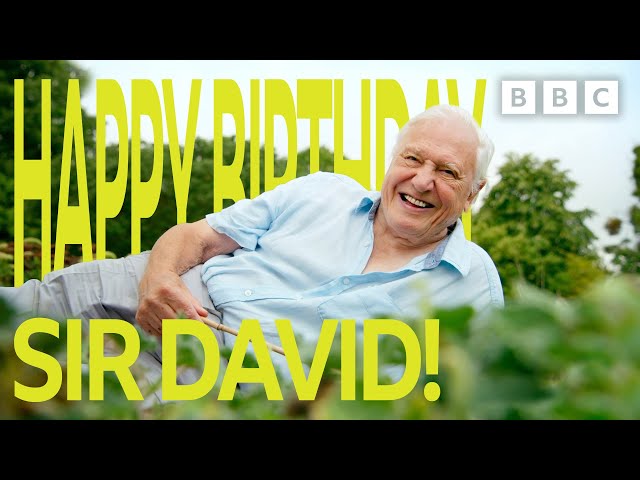 96 Years of Sir David Attenborough in 96 seconds - BBC