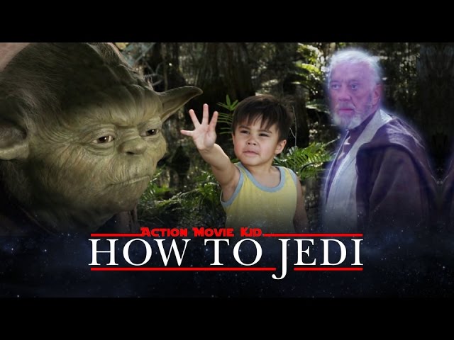 Action Movie Kid Learns How to Jedi